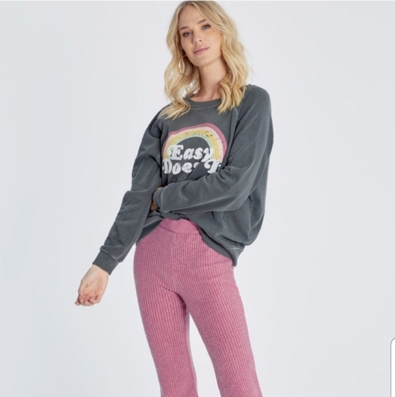 Wildfox Easy Does It Sommers Sweatshirt - Picture 1 of 11